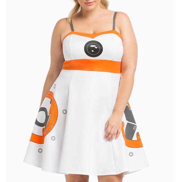 Torrid x Her Universe Disney Star Wars BB-8 Cosplay Costume Swing Dress 3X 22 24 - Picture 4 of 14